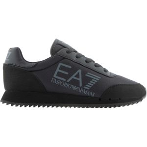 EA7unisex voor kinderen. XSX107_XOT56 Trainers Veters zwart (38), Plat, Casual, kinderkleding