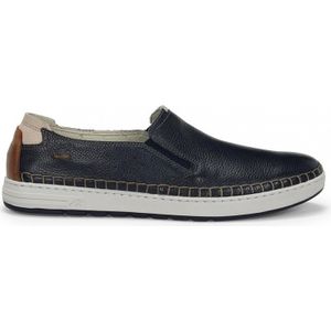 Fluchosvoor mannen. F1714 Lederen schoenen F1714 middenbruin (46), Leer, Plat, 1 tot 3 cm, Geen, Casual, Klassiek