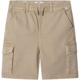 Pepe Jeans Junior Gymdigo Cargo Short voor jongens, Bruin (beton Beige), 10 jaar