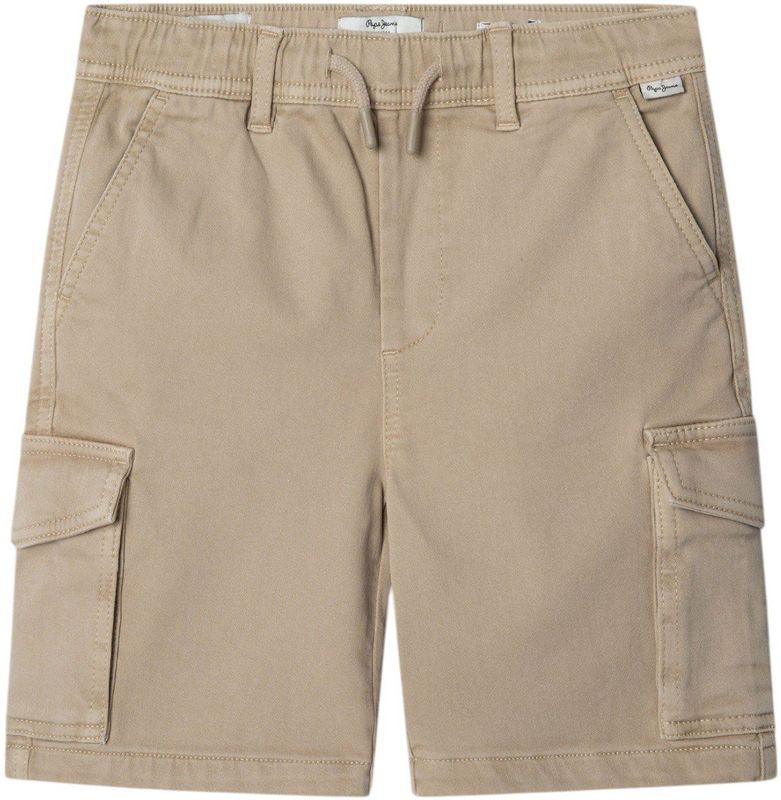 Pepe Jeans Junior Gymdigo Cargo Short voor jongens, Bruin (beton Beige), 10 jaar