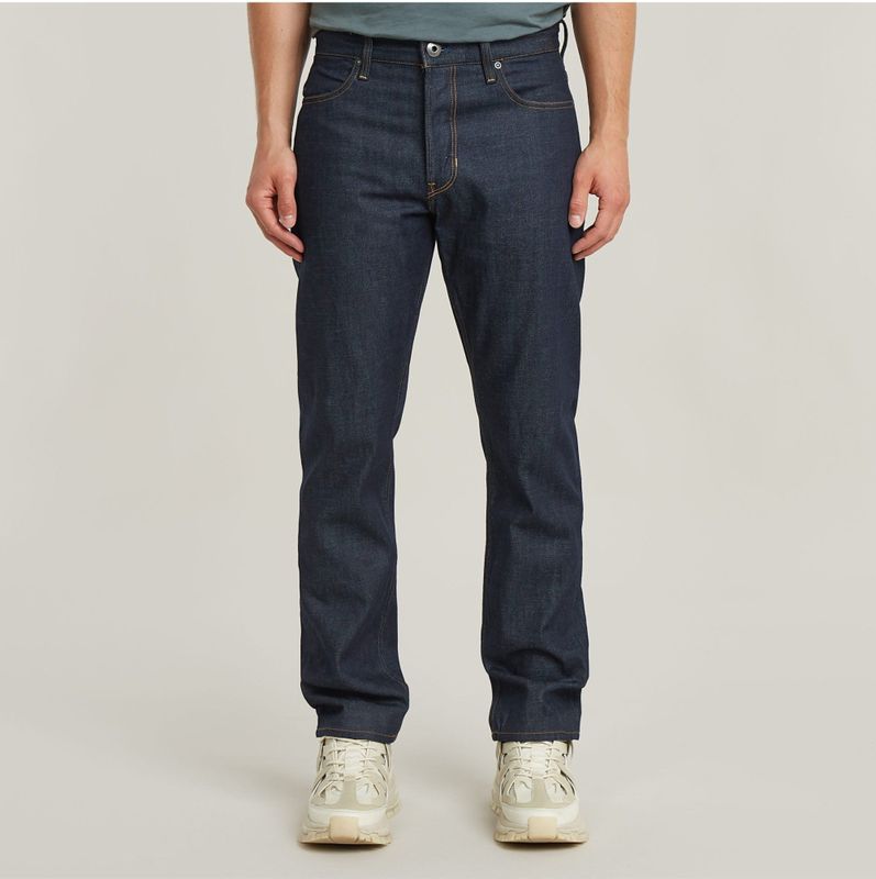 G-Starvoor mannen. D19161-E044-001 Jeans Triple A Regular Recht Blauw (27/30), Casual, Katoen, Denim