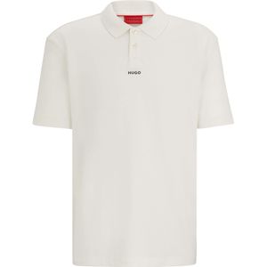 HUGOvoor mannen. 50493206 Polo Dangula wit (S), Casual, Katoen, Korte mouwen