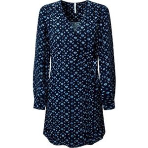 Pepe Jeans - Ernes - Jurk - Marineblauw - Lange Mouwen - Duurzaam