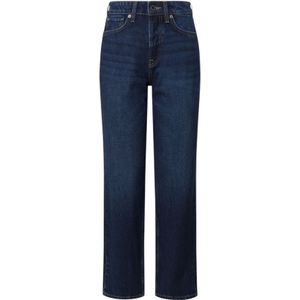 Pepe Jeans - EF1 - Jeans - Blauw - Hoge Taille - Rechte Pijpen