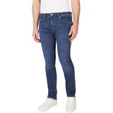 Pepe Jeansvoor mannen. PM207390YB2 Taps toelopende jeans Stanley groen (28/32), Casual, Katoen, Denim, Duurzaam