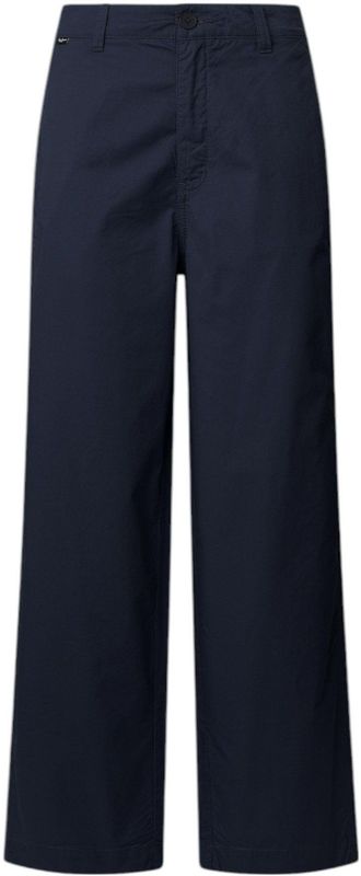 Pepe Jeansvoor vrouwen. PL211808 Gina marine broek (L), Casual, Katoen, Marineblauw