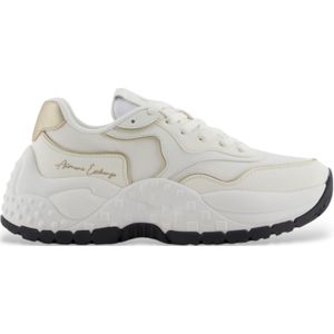 Armani Exchangevoor vrouwen. XDX194XV943T779 Sportschoenen met wit logo (39.5), Plat, Veters, Casual