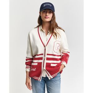 GANT - Varsity Vest - Wit - Katoen