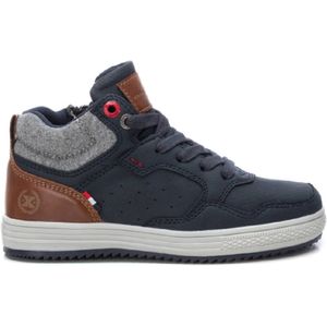 Xti Kidsunisex voor kinderen. 15105301-NAVY Trainers 151053 marine (34), Plat, Veters, Ritssluiting, Casual, Marineblauw, kinderkleding