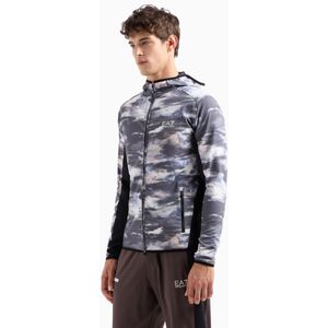 EA7 Emporio Armani Sweatvest 'Dynamic Athlete'  grijs / donkergrijs