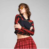 Puma - Road To Unity - T-shirt - Geen Kleur - 100% Gerecycled Polyester, Lange Mouwen, Slim Fit