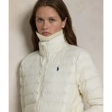 Polo Ralph Lauren - Opvouwbare Waterdichte Jas - Wit - Casual - Gerecycled Nylon