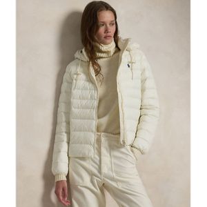 Polo Ralph Lauren - Opvouwbare Waterdichte Jas - Wit - Casual - Gerecycled Nylon