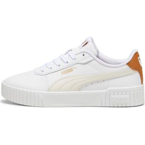 Pumavoor vrouwen. 38584930 Leren sneakers Carina 2.0 wit (37), Leer, Plat, Veters, Casual