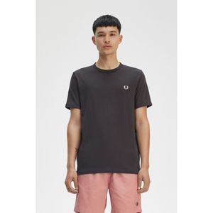 Fred Perry, Heren, Tops, Zwart, Maat: S Katoen,