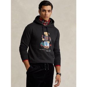 Polo Ralph Laurenvoor mannen. 710853309028 Polo Bear fleece sweatshirt zwart (M), Casual, Katoen, Lange mouwen