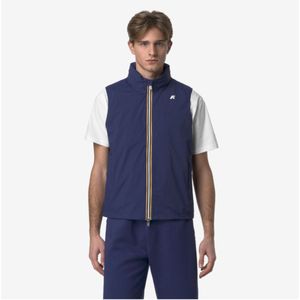 K-Way, Heren, Jassen, Blauw, Maat: L Nylon,