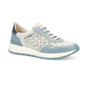 Pikolinosvoor vrouwen. W1M-6629C4 Arrecife Leren Sneakers blauw (36), Leer, Plat, Veters, Casual