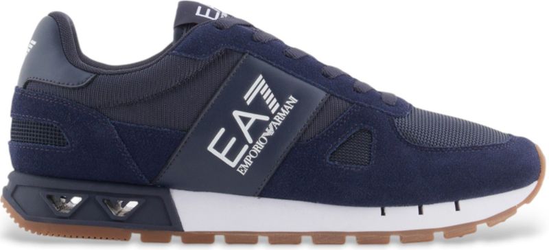 Hardloopschoenen - Marineblauw - Synthetisch - Vetersluiting