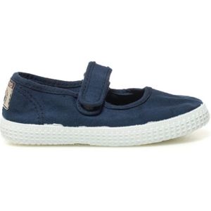 Victoriavoor mannen/jongens. 6611 Slippers Gusanito marino (18), Stof, Plat, Klittenband, Casual, Marineblauw, kinderkleding