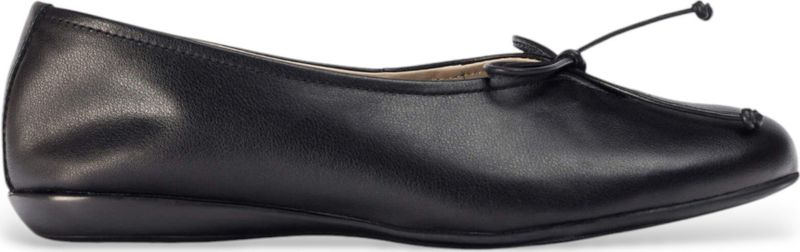 Wonders - Celestina - Ballerina's - Zwart - Leer