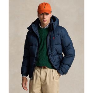 Polo Ralph Lauren - Jassen - Blauw - Dons - Afneembare Capuchon