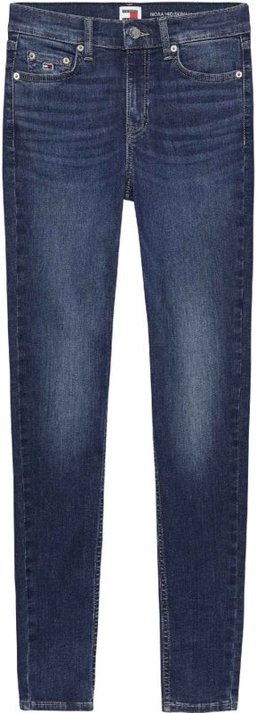 Tommy Jeansvoor vrouwen. DW0DW19254 Jeans Nora Md Skn Ch0258 blauw (32/30), Casual, Denim, Biologisch katoen, Duurzaam