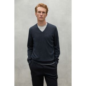 ECOALFvoor mannen. MCMGAKNFERRO0666W24-338 Ferro trui donkergrijs (M), Casual, Duurzaam, Gerecyclede Wol