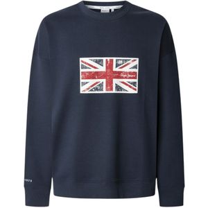 Pepe Jeans - Union - Sweatshirt - Rood - 100% Katoen