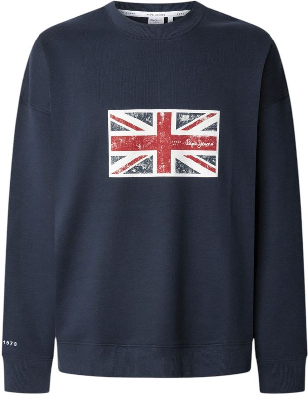 Pepe Jeans - Union - Sweatshirt - Rood - 100% Katoen