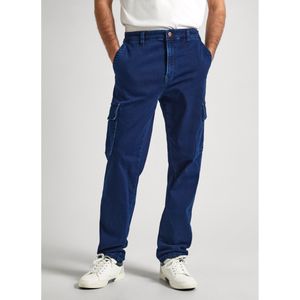 Pepe Jeansvoor mannen. PM207644 Jeans Ontspannen Cargo Navy (29/32), Casual, Katoen, Denim, Marineblauw