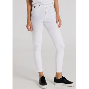 Lois Jeansvoor vrouwen. 201082744 Jeans Skinny Enkelpasvorm Wit (25), Casual, Katoen, Denim