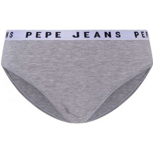 Pepe Jeansvoor vrouwen. PLU10921 Logo slip grijs (XS), Homewear, Modaal