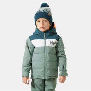 Helly Hansenunisex voor kinderen. 40500 Geïsoleerde jas Verticaal blauw (7años= 122cm), Casual, Sportief, Polyester, Sneeuw, Lange mouwen, k