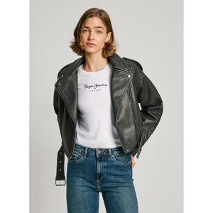 Pepe Jeans - PL402422 - Bikerjack - Zwart - Polyester