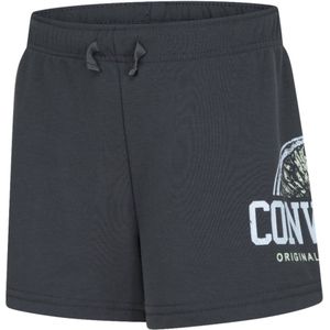 Converseunisex voor kinderen. 4CG814 Kort grafisch breisel grijs (M), Casual, Katoen, kinderkleding