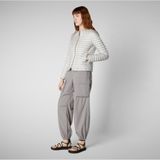Save The Duckvoor vrouwen. D30614W-IRIS20 Carina jas grijs (S), Casual, Nylon, Lange mouwen