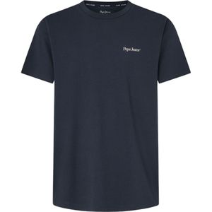 Pepe Jeans - PM509431 - T-shirt Alfie - Marineblauw - Biologisch Katoen