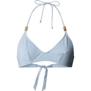 Pepe Jeans - Bikinitopje - Blauw - Stretch Geribbelde Stof - Verstelbare Bandjes