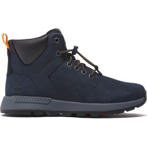 Timberlandunisex voor kinderen. TB0A64BV0191 Killington Trekker marine mid-top veterschoenen van leer (35), Plat, Casual, Sportief, Buiten,