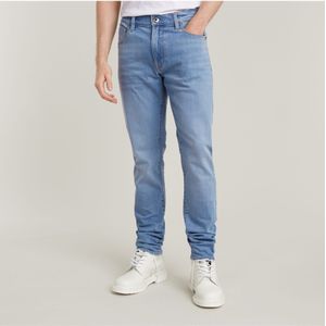 G-Starvoor mannen. D25520-D829-424 Jeans 3301 Slim blauw (34/30), Casual, Katoen, Denim