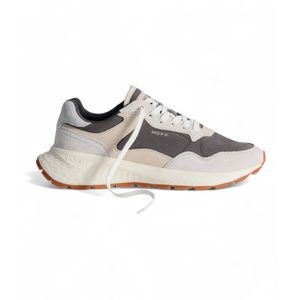 HOFFvoor vrouwen. 22435004 Beijing Leren Sneakers grijs (40), Leer, 3 tot 5 cm, Veters, Casual