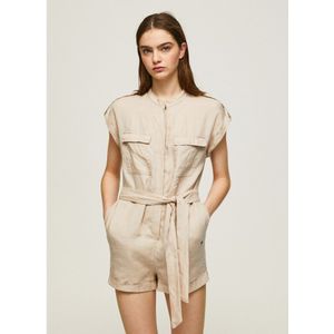 Pepe Jeans Alina Playsuit Beige M Vrouw