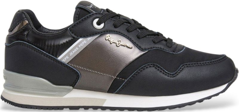 Pepe Jeans - London Shine - Schoenen - Zwart/Roze - EVA/Materiaalcombinatie