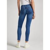 Pepe Jeans - PL204583XW6 - Skinny Jeans - Blauw - Lage Uitvoering