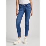 Pepe Jeans - PL204583XW6 - Skinny Jeans - Blauw - Lage Uitvoering