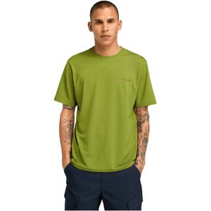 Timberlandvoor mannen. TB0A5SEPEMG1 Polartec fleece sneldrogend T-shirt met korte mouwen groen (3XL), Casual, Polyester