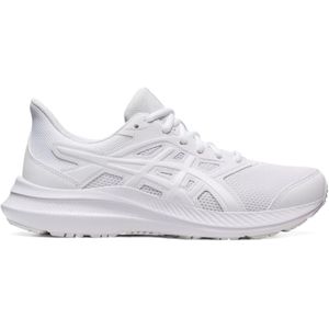 Asicsvoor vrouwen. 1012B421 Schoenen Jolt 4 wit (39), Plat, Veters, Sportief, Running, Meerdere sporten