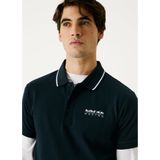 Red Bull Racing - Poloshirt - Marineblauw - Stretch Katoen Piqué - Korte Mouwen