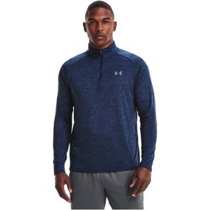 Under Armourvoor mannen. 1328495 UA Tech ½ Zip marine T-shirt met lange mouwen (M), Sportief, Meerdere sporten, Polyester, Marineblauw